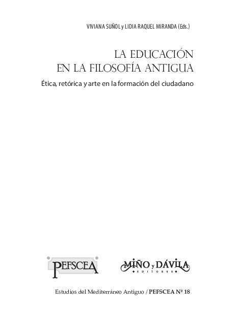 “Sobre la concepción de philosophía en el Fedro”