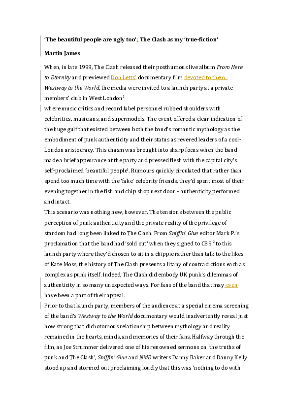 Реферат: Punk And PostPunk Subcultures Essay Research Paper Реферат: Punk And PostPunk Subcultures Essay Research Paper