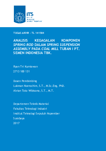 (PDF) ANALISIS KEGAGALAN KOMPONEN SPRING ROD DALAM SPRING SUSPENSION ...