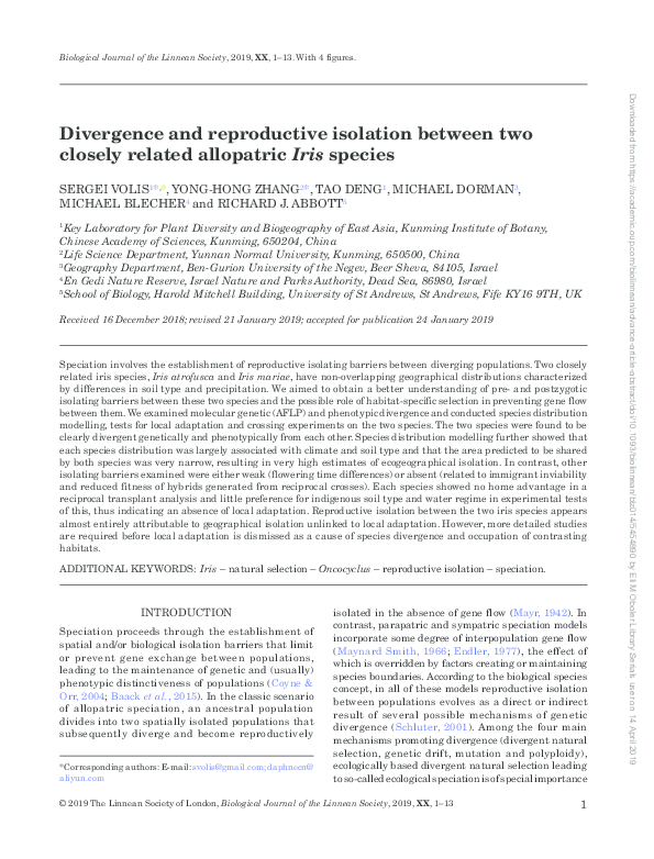 Reproductive Isolation Unlocking The Secrets Of Species Divergence - iiy84ub