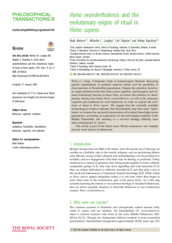 Homo sapien timeline picture