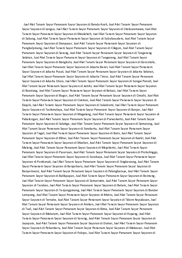 WA 085270190835 Jual Alat Tanam Sayur Penanam Sayur Sayuran di Bengkulu