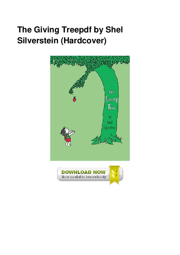 (PDF) The Giving Tree pdf by Shel Silverstein (Hardcover} Evangeliney tambiro Academia.edu