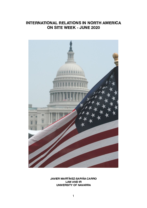 (PDF) FUTURE CONFLICTS FOR INTERNATIONAL RELATIONS IN NORTH AMERICA ...