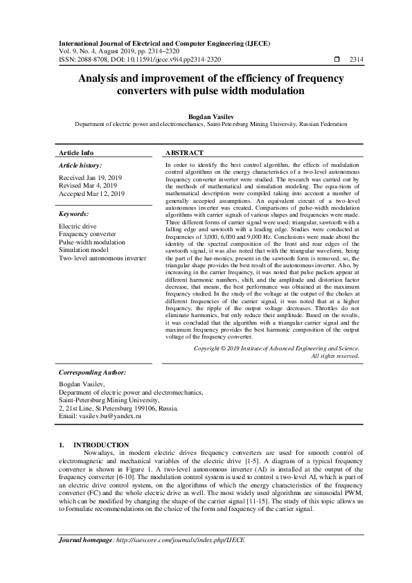 (PDF) Analysis and improvement of the efficiency of frequency ...