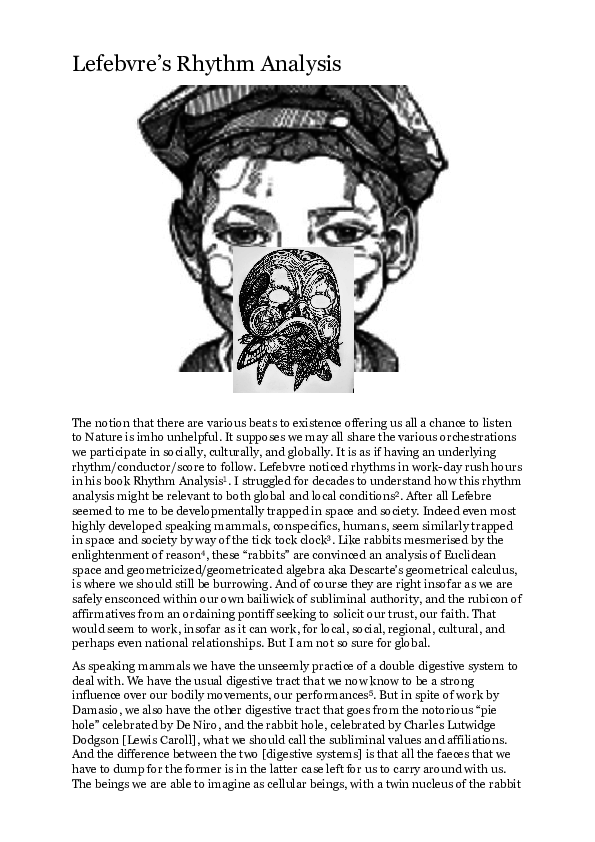 (PDF) Lefebvre's Rhythm Analysis 1 Bill Thompson Academia.edu