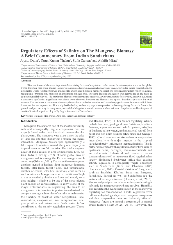 (PDF) Biomass as a function of salinity