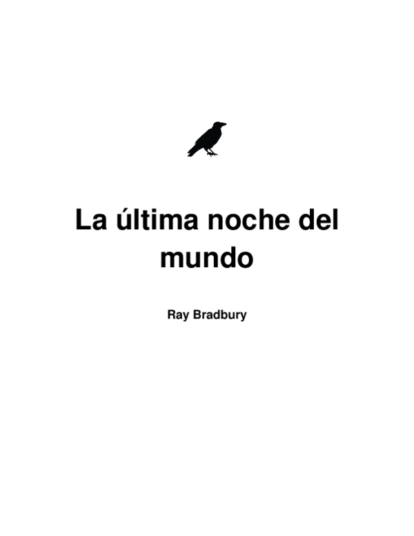(PDF) La última noche del mundo