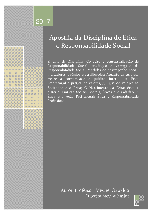 (PDF) APOSTILA PROVA ÉTICA