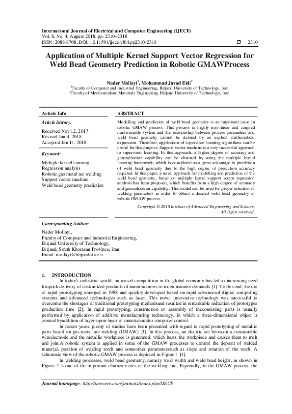 (PDF) Application of Multiple Kernel Support Vector Regression for Weld ...