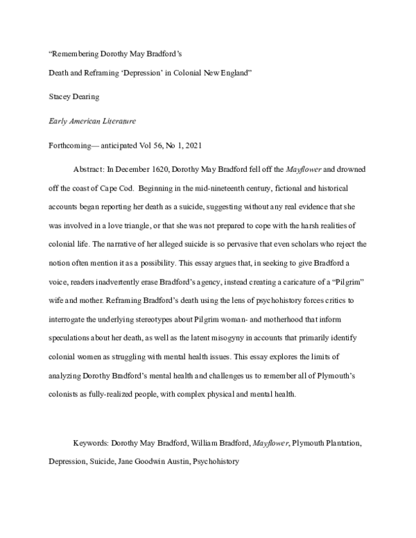 Реферат: Examination Of Puritan Philosophy In William Bradford Реферат: Examination Of Puritan Philosophy In William Bradford
