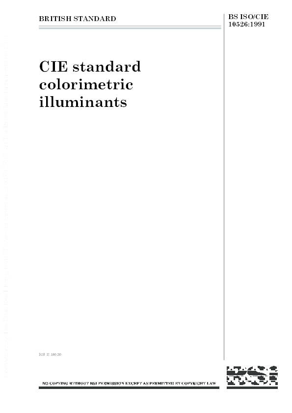 (PDF) CIE standard colorimetric illuminants Houssam Naghi Academia.edu