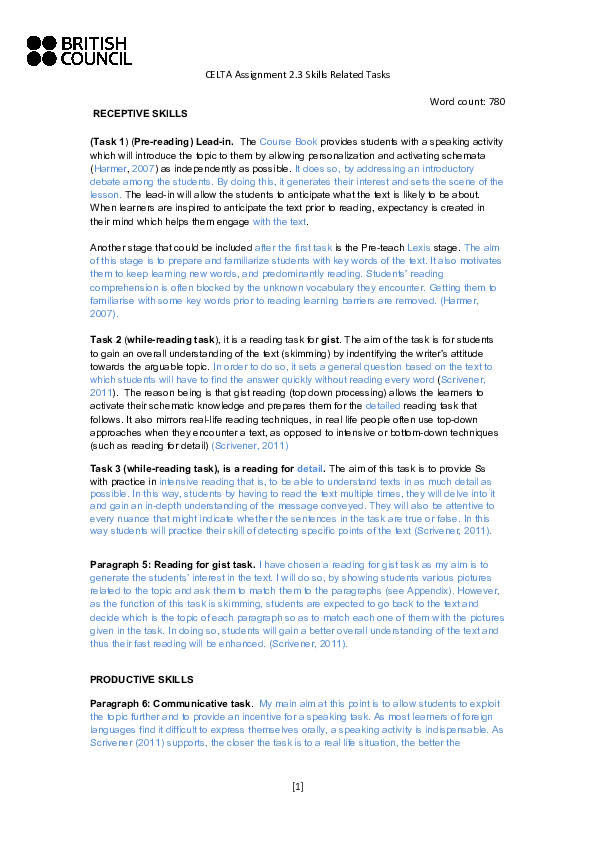 Doc Receptive Skills