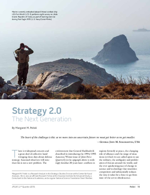(PDF) Strategy 2.0 The Next Generation