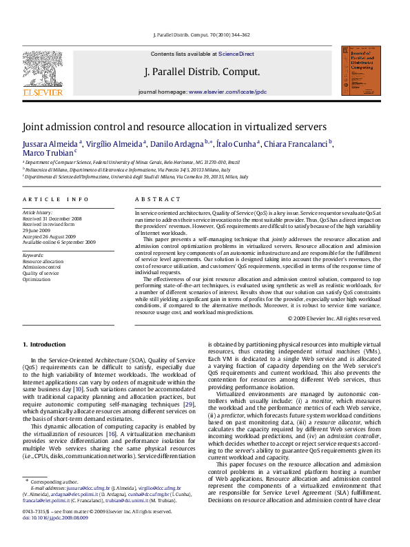 (PDF) Joint admission control and resource allocation in virtualized ...