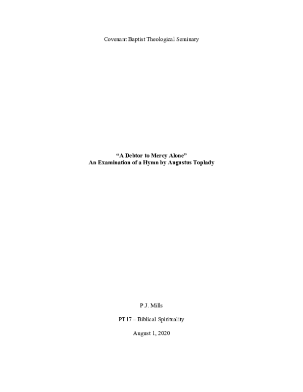 Toplady essay picture