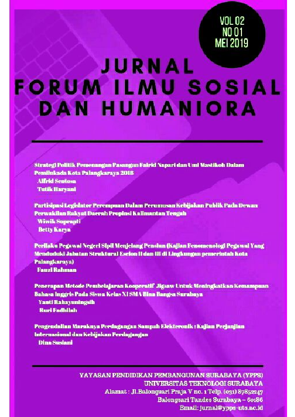 (PDF) Jurnal Forum Ilmu Sosial dan Humaniora