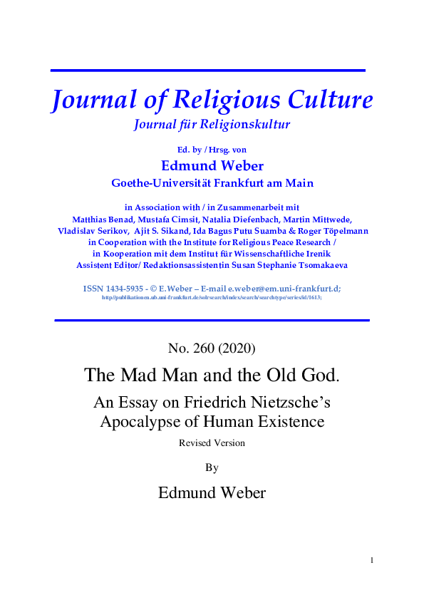 Nietzsche on religion picture