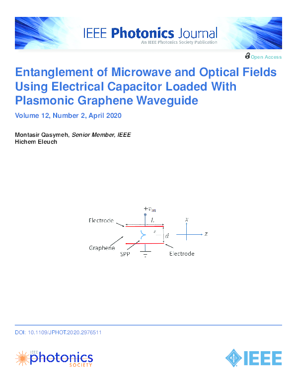 (PDF) Entanglement of Microwave and Optical Fields Using Electrical ...