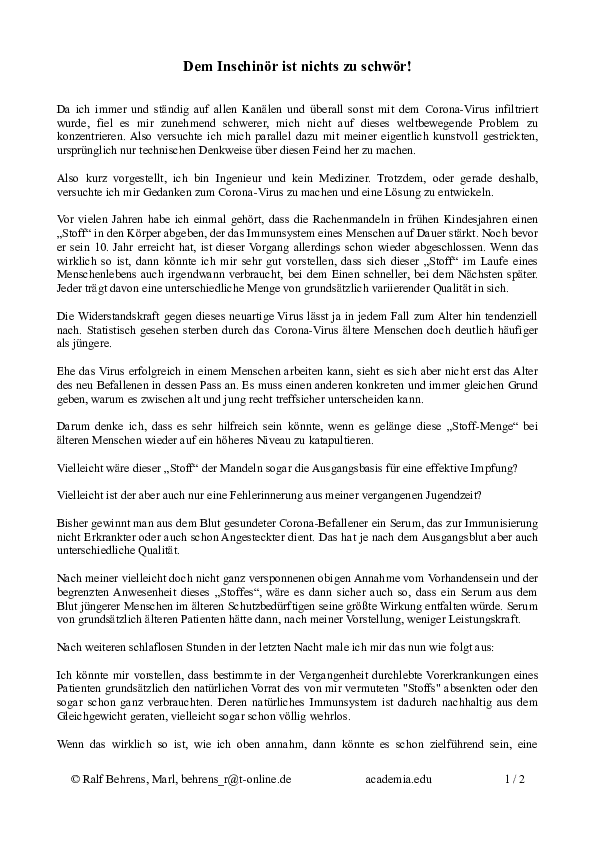 (PDF) Dem Inschinör ist nichts zu