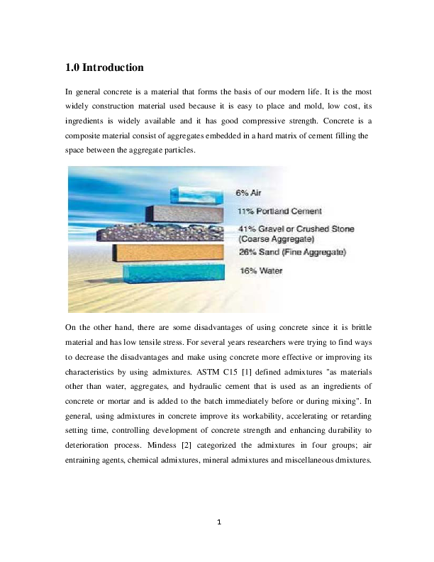 (PDF) Effects Of Mineral Admixture On Concrete