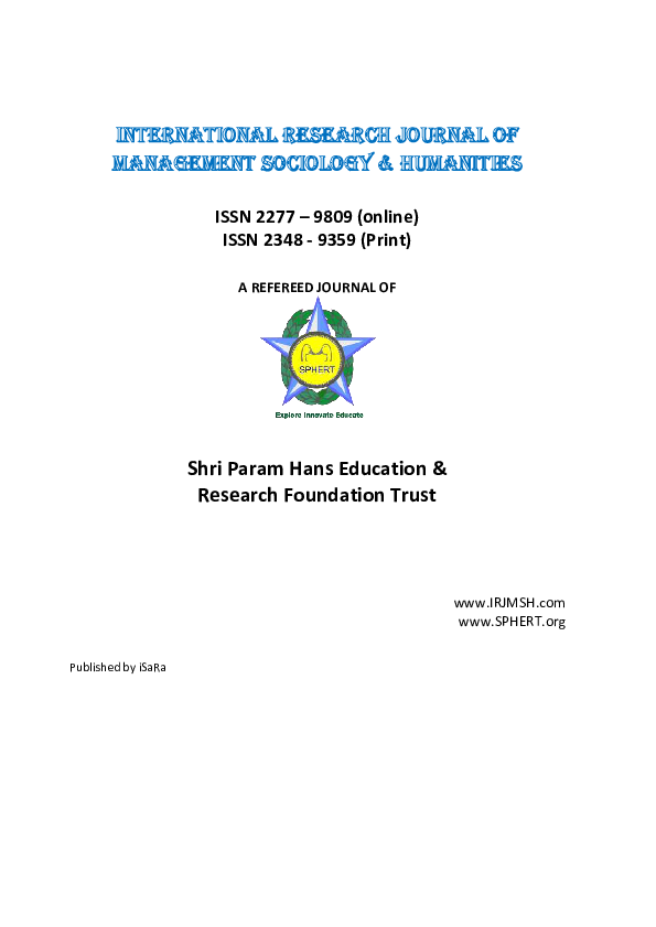 (PDF) Conjugal RIghts of Prisoners Bhavana Dhoundiyal Academia.edu