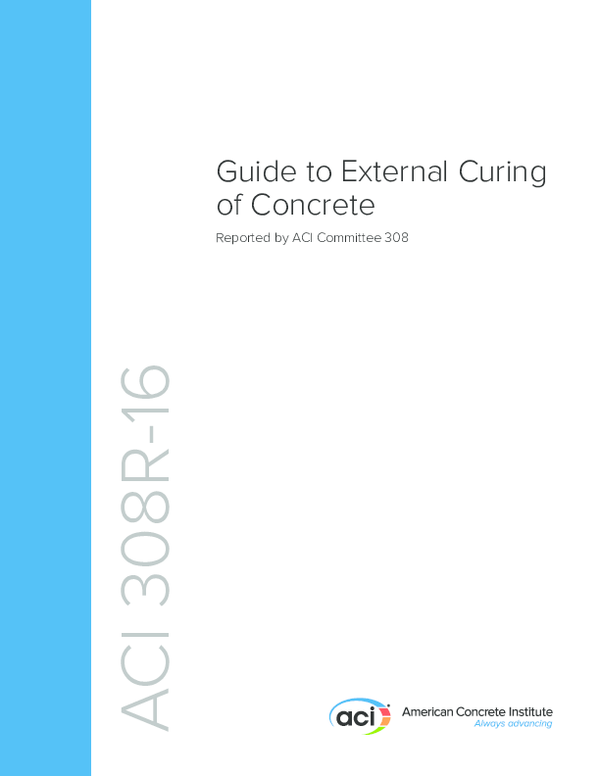 (PDF) Guide to External Curing of Concrete