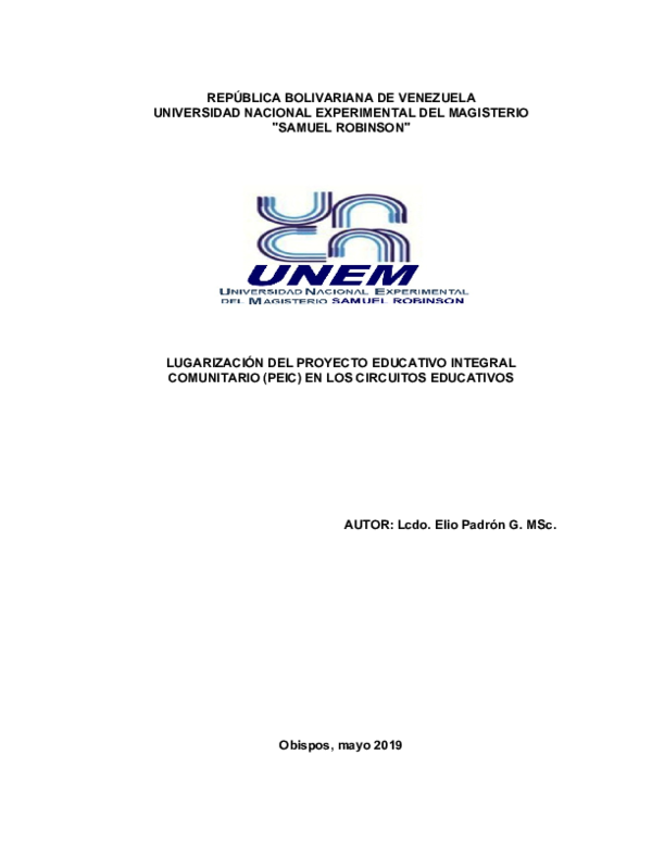 (DOC) REPÚBLICA BOLIVARIANA DE VENEZUELA UNIVERSIDAD NACIONAL ...