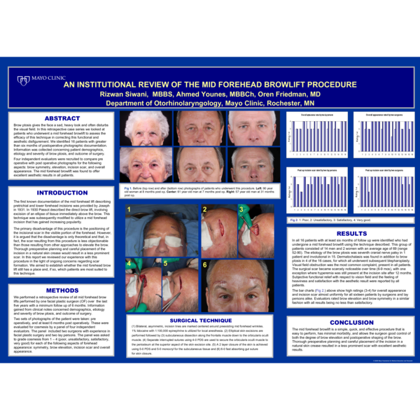 (PDF) An Institutional Review of the MID Forehead Browlift Procedure