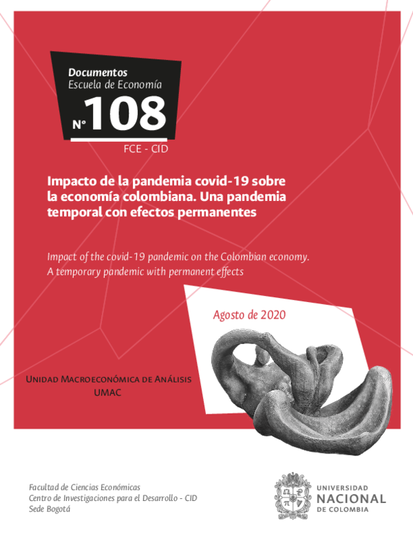 (PDF) Impacto de la pandemia covid-19 sobre la economía colombiana. Una ...