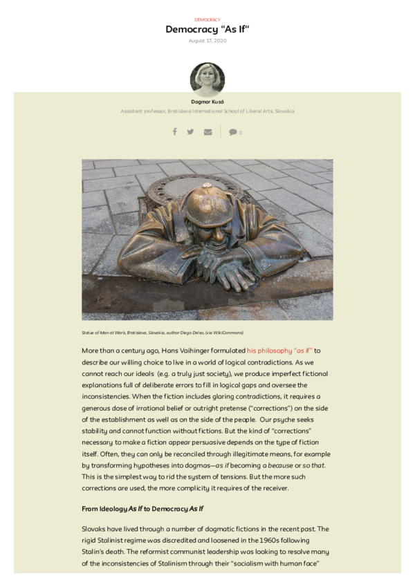 (PDF) Democracy 