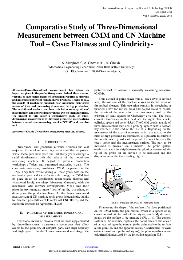 (PDF) Study of ThreeDimensional Measurement between