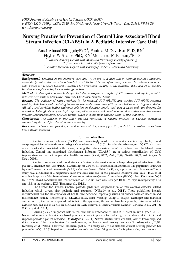 Clabsi essay picture