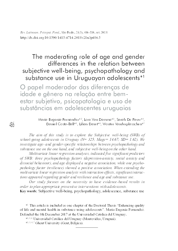 (PDF) The moderating role of age and gender differences in the relation ...