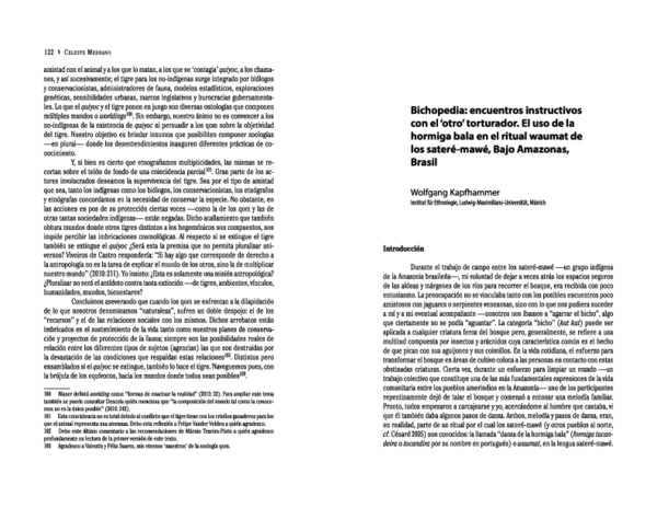 (PDF) Bichopedia: encuentros instructivos con el ‚otro‘ torturador. El ...