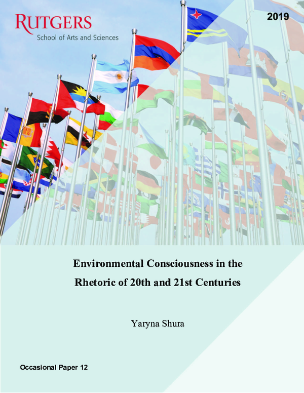 (PDF) Environmental Consciousness in the Rhetoric of 20th and 21st ...