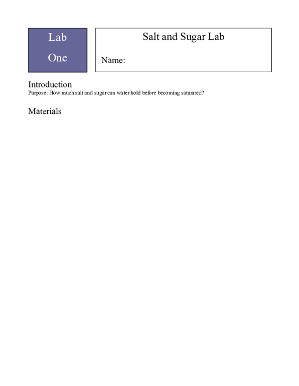 (DOC) Lab One