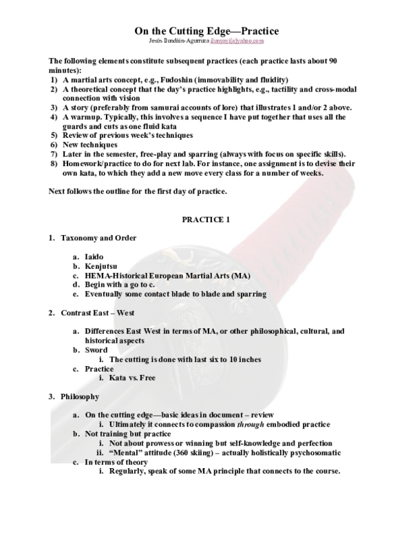 (PDF) On the Cutting EdgePractice Jesus IlundainAgurruza Academia.edu