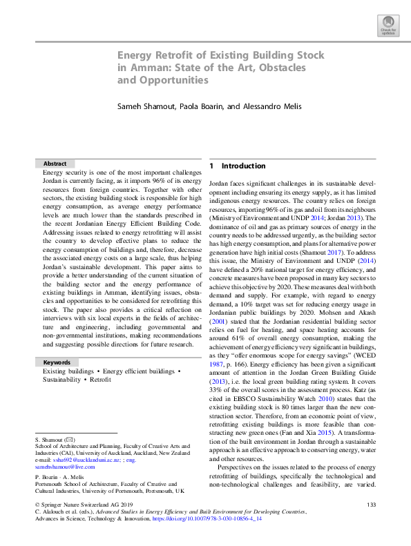 (PDF) Energy Retrofit of Existing Building Stock in Amman: State of the ...