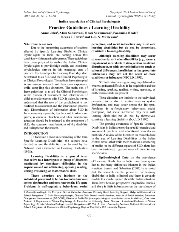 (PDF) IACPPractice Guidelines-LD