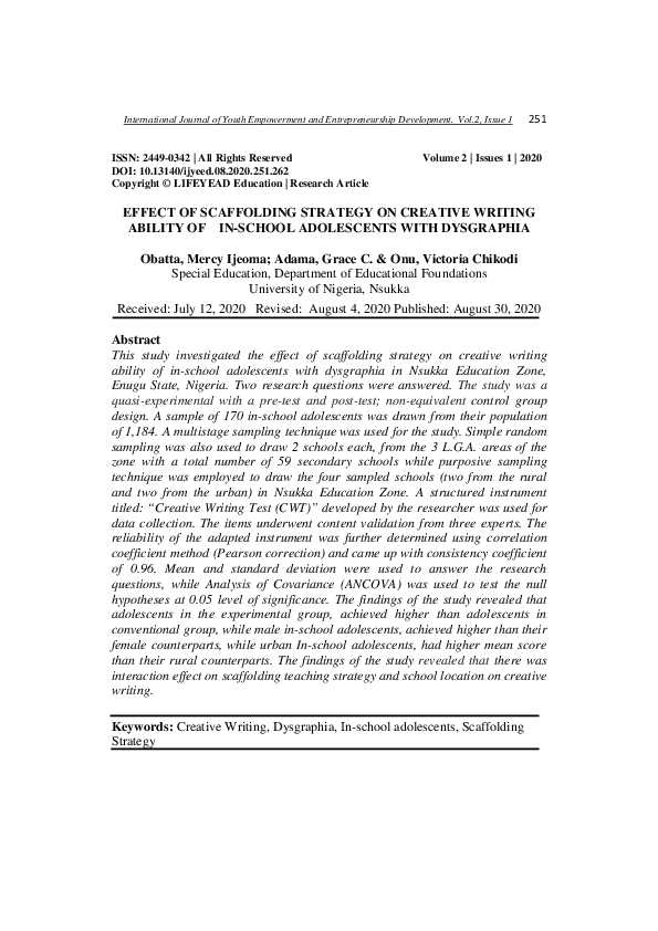 Scaffolding writing in primary school picture