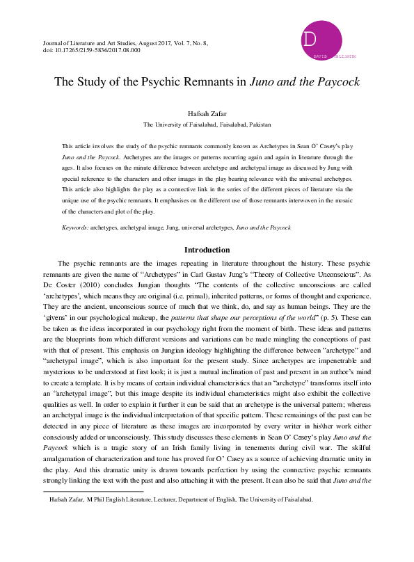 Juno and the paycock nationalism image