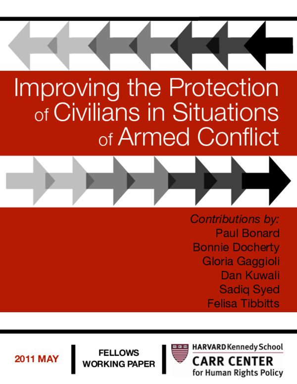 (PDF) Law as a Tool to Improve the Protection of Civilians in Armed ...