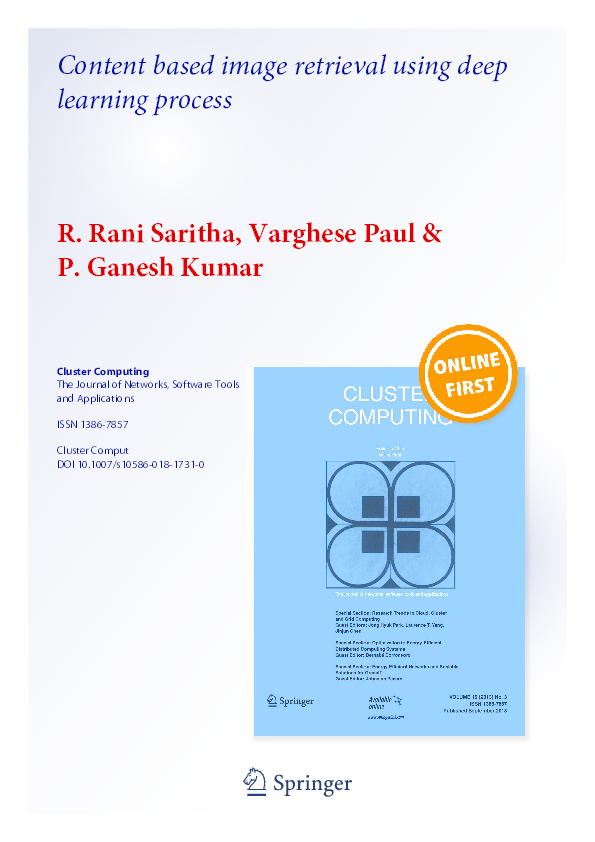 (PDF) Content based image retrieval using deep learning process