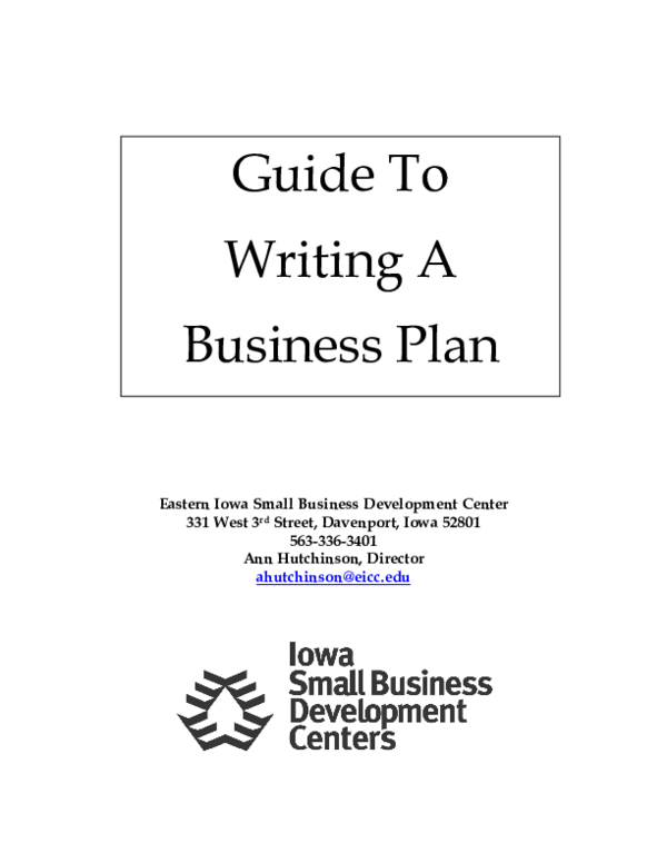 (PDF) Sbdcguide to writing a business plan Eman Fawzy El Bahnasawy
