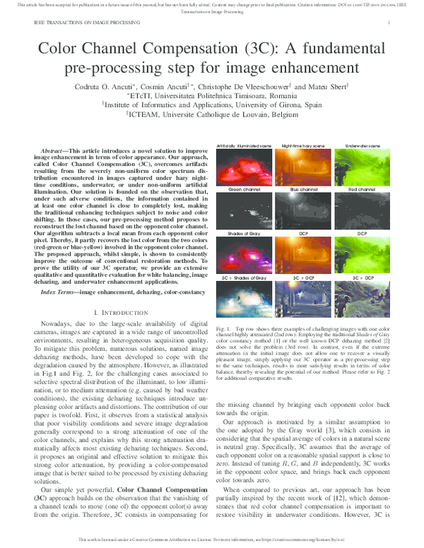 (PDF) Transactions on Image Processing IEEE TRANSACTIONS ON IMAGE ...