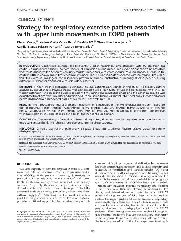 (PDF) Strategy for respiratory exercise pattern associated with upper ...