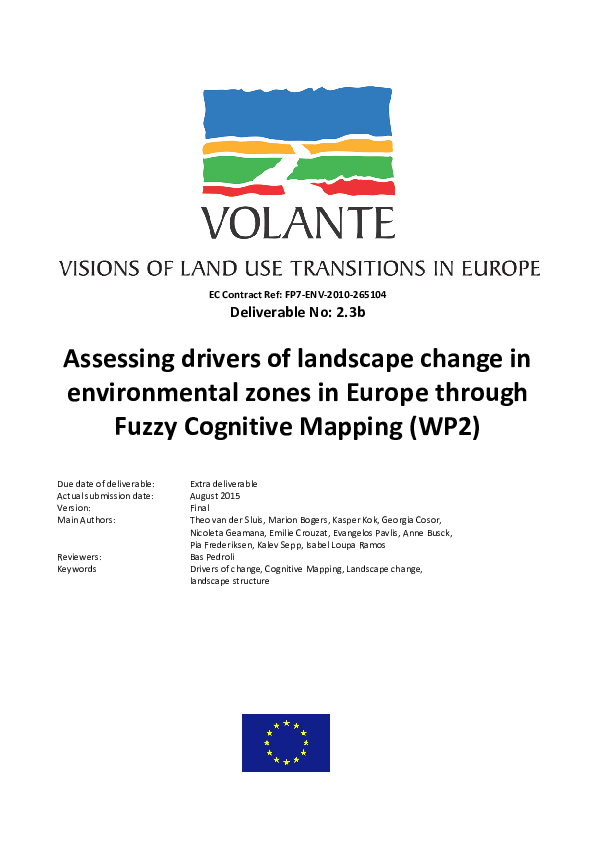 (PDF) Assessing drivers of landscape change in environmental zones in ...