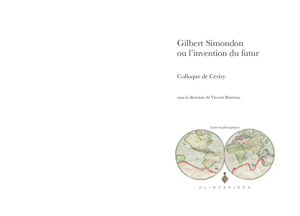 (PDF) Gilbert Simondon et l'informatique