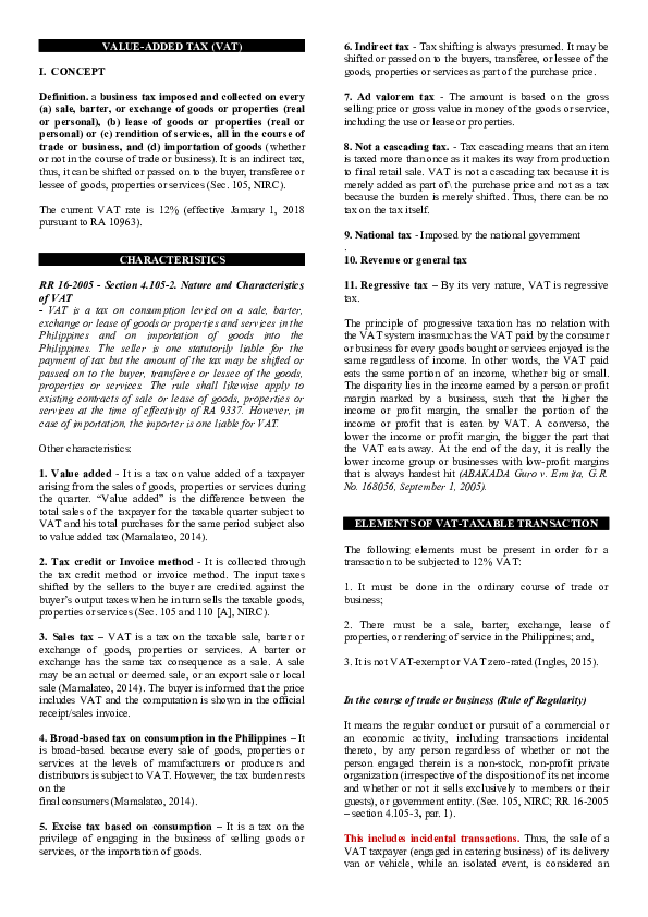 Value-added tax philippines picture
